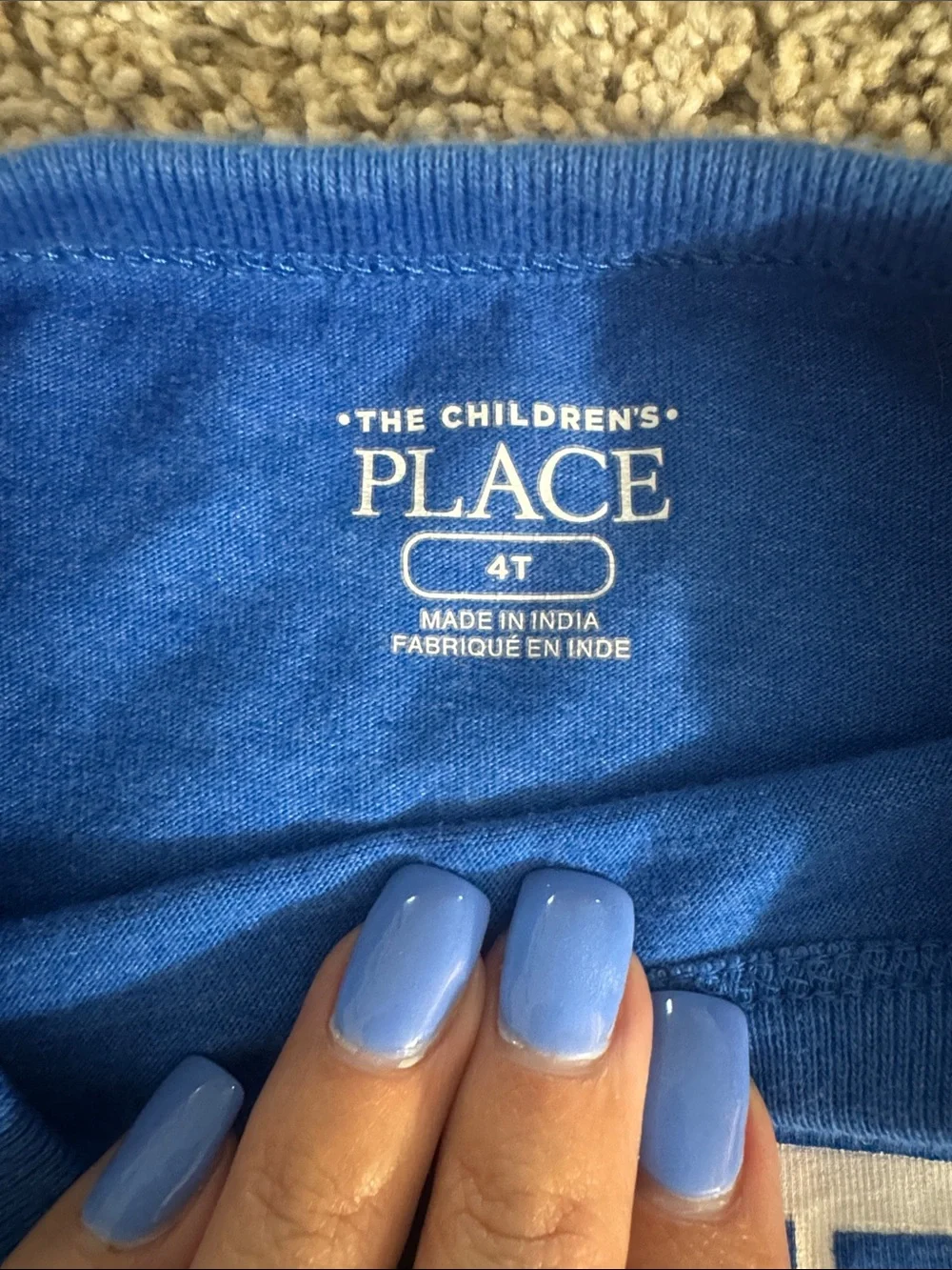 Kids Blue Long-Sleeve Shirt - 'Too Cute To Be Trouble'